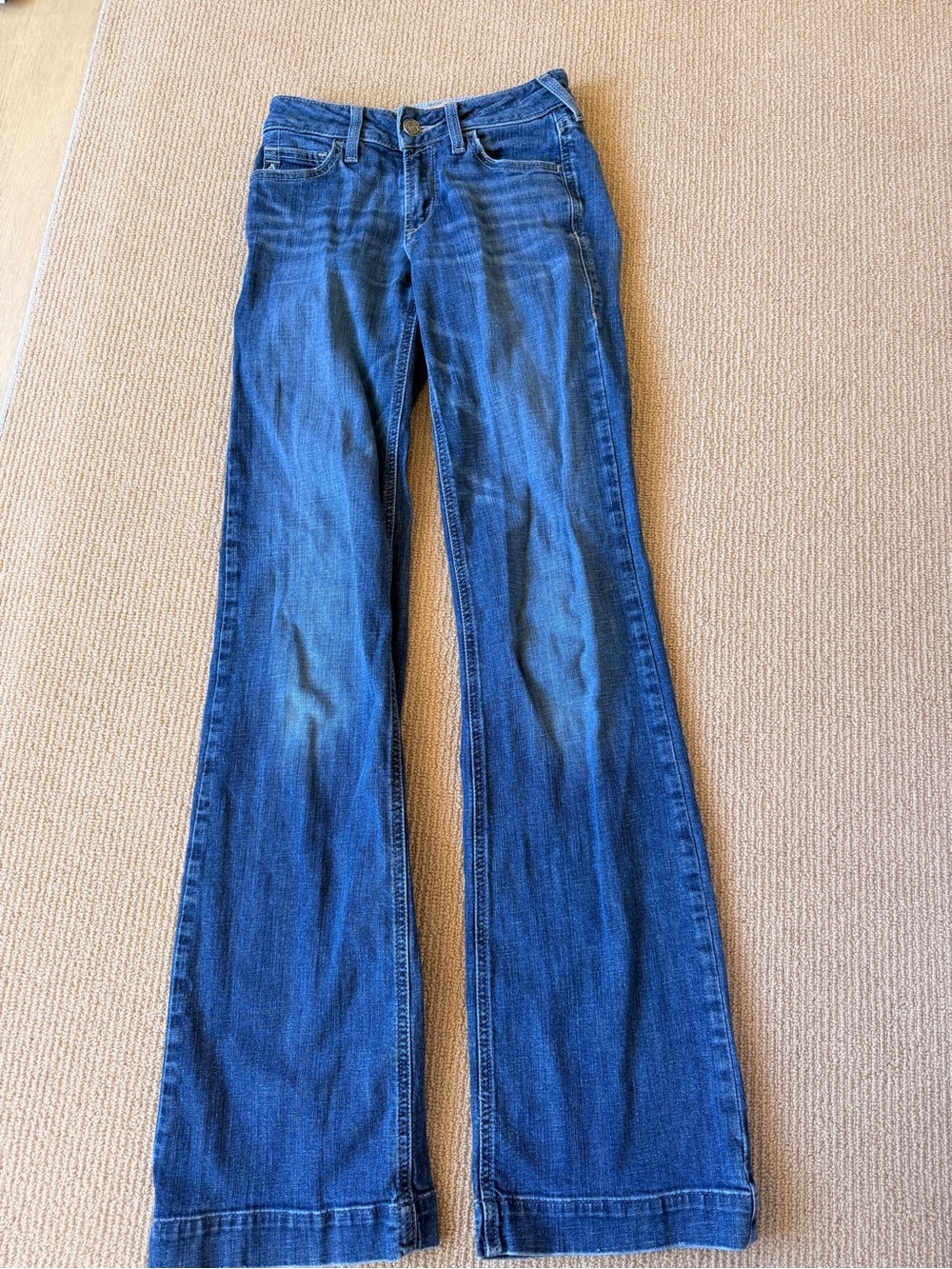 Classic Ariat Women's Blue Perfect Rise Trouser Jeans